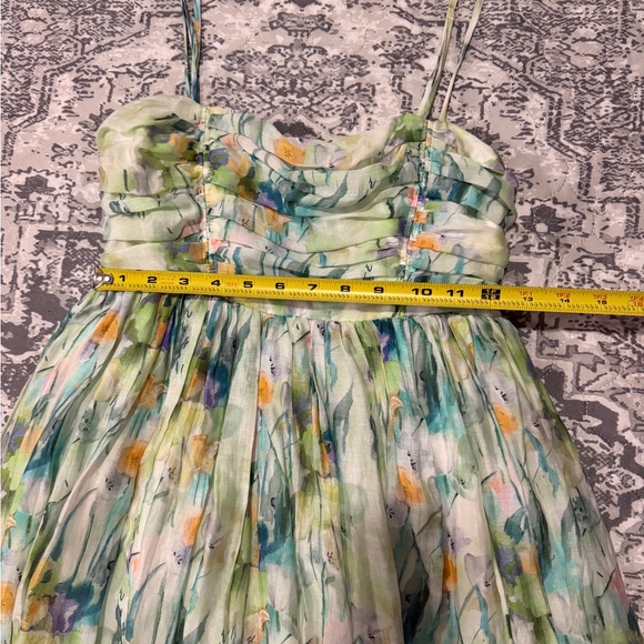 Astr Blue and Green Floral Mini Dress - Picture 15 of 15